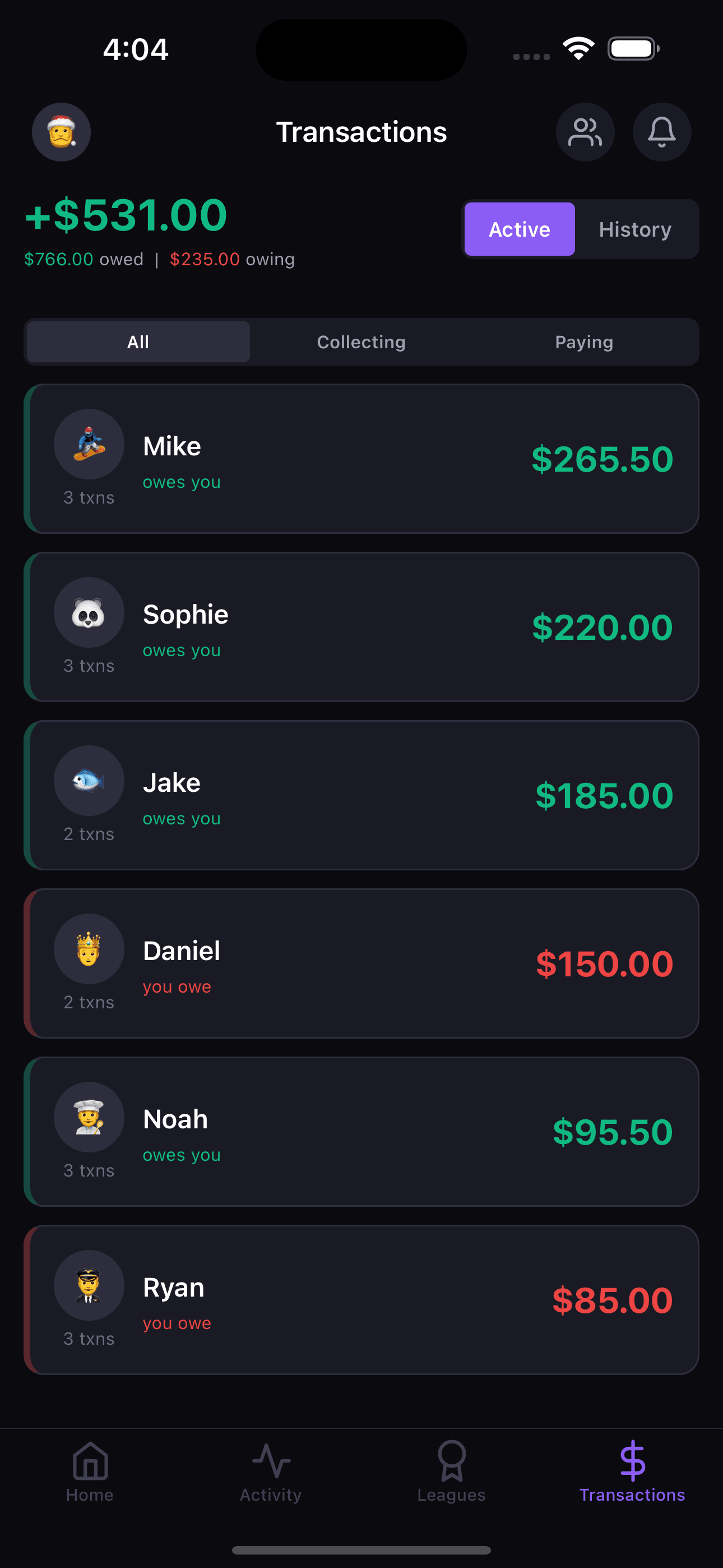 Automatic poker debt settlement and tracking