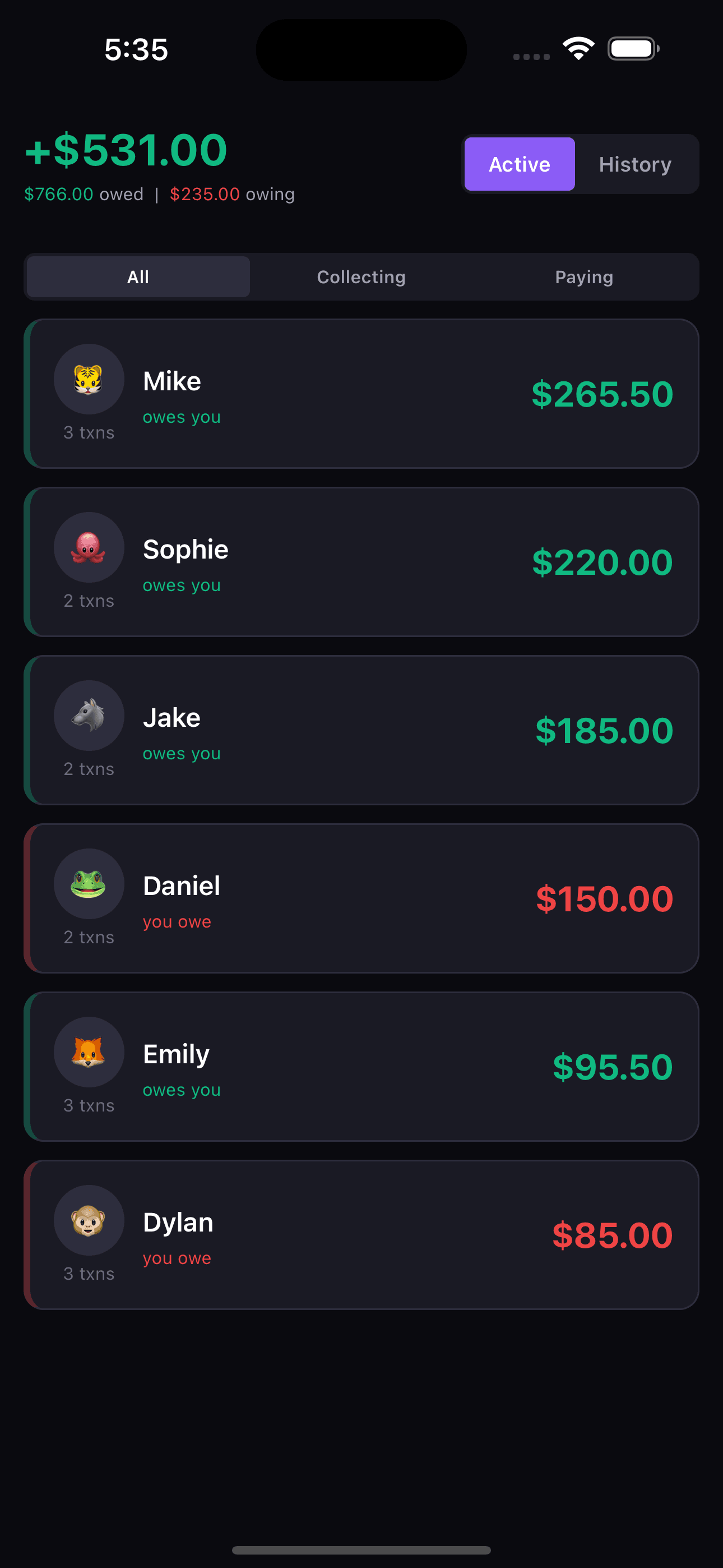 Automatic poker debt settlement and tracking